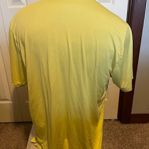 Under Armour Mens HeatGear Yellow Short Sleeve Polo - Picture 3 of 5